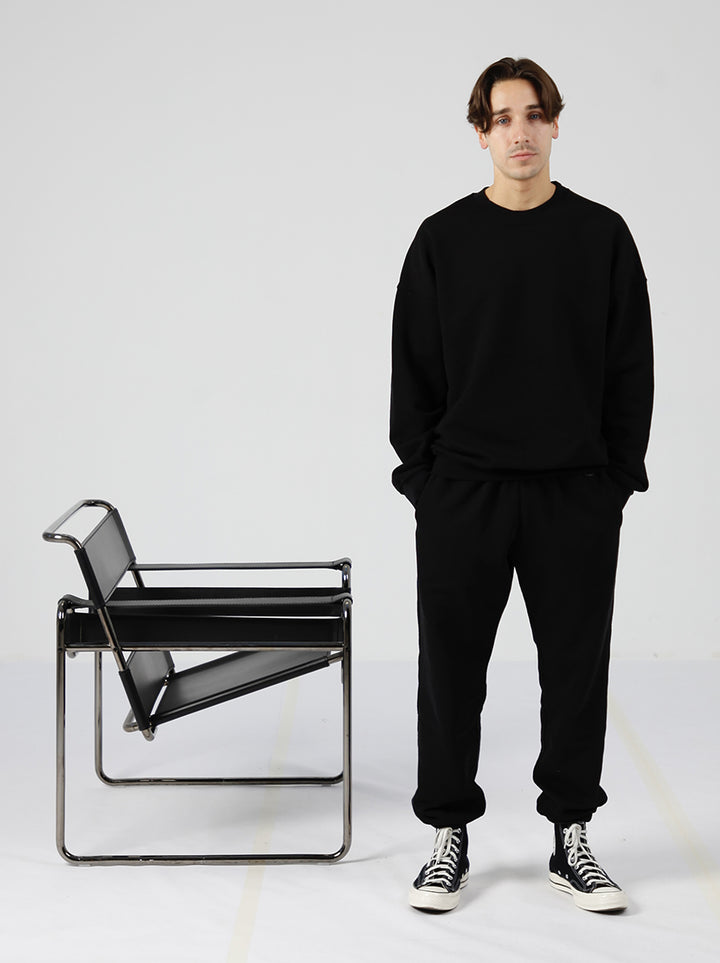 black crewneck "located in paris"