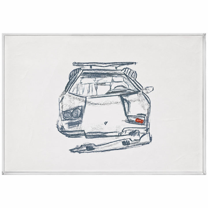Frame lambo crash