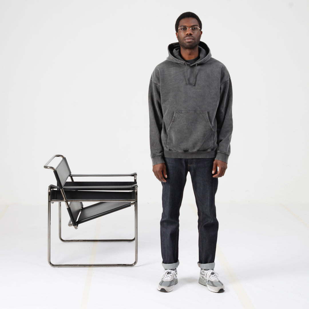 faded hoodie "located in paris"