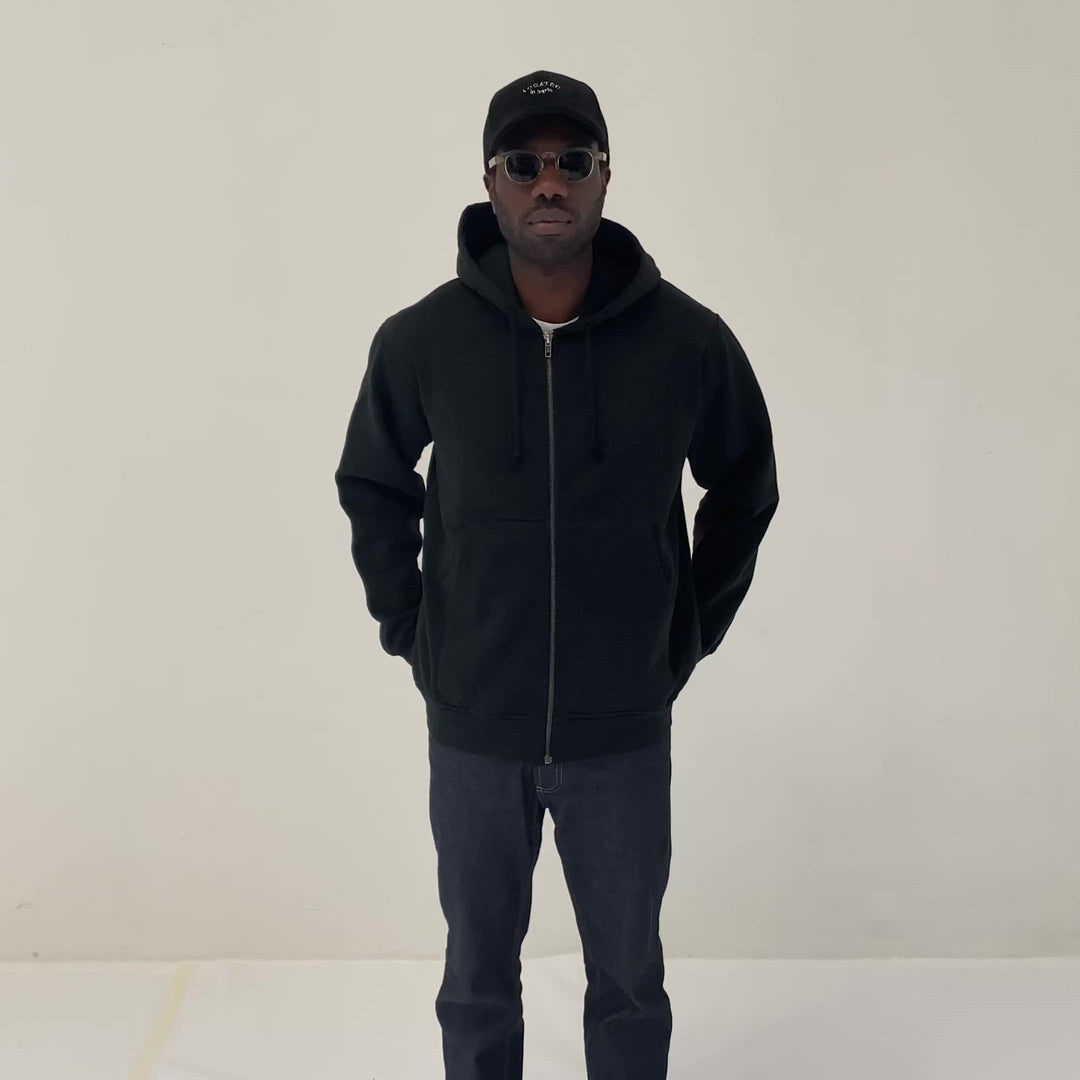 black zipped "located in LA"
